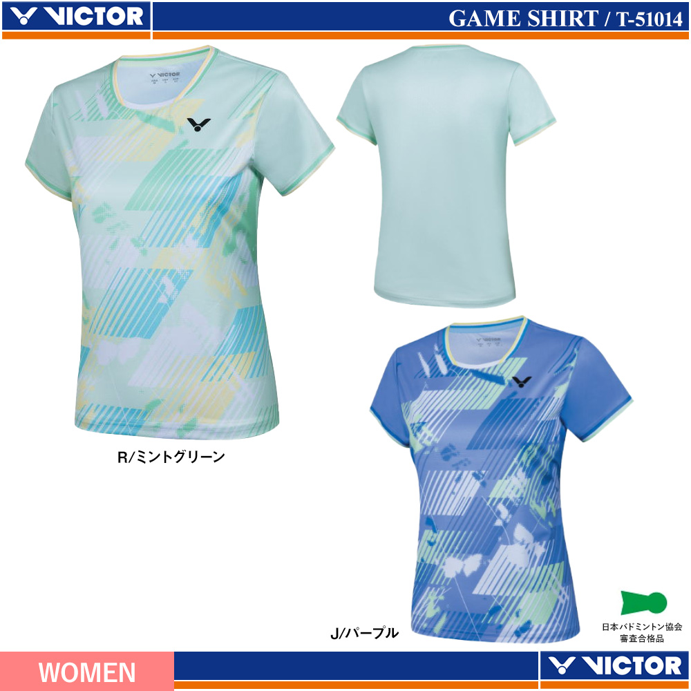 [WOMEN] ゲームシャツ [VICTOR25SS]