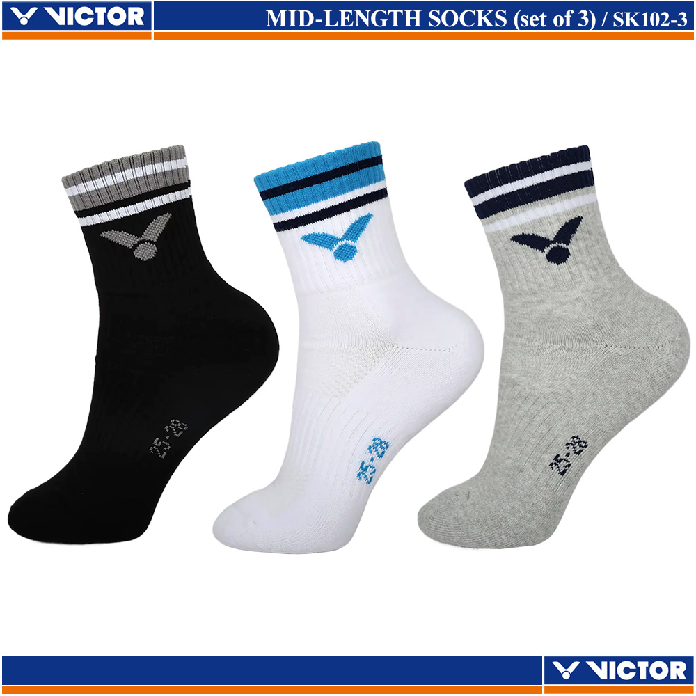ミドルソックス (3足セット) [VICTOR2026SS]